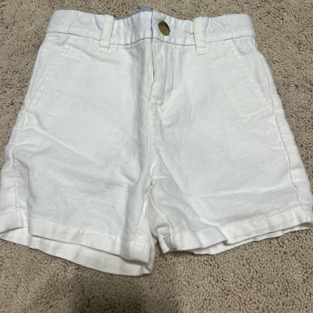 Janie and Jack Linen Shorts- Size 12-18 months